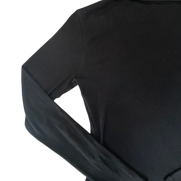 Long Sleeve Turtleneck Shirt • Black • US Small - Picture 5 of 13